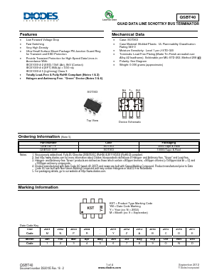 QSBT40 Datasheet PDF Diodes Incorporated.