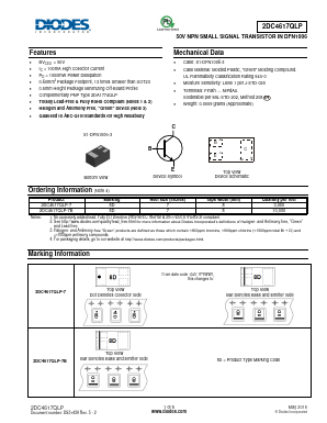 2DC4617QLP Datasheet PDF Diodes Incorporated.