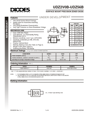 UDZ51B Datasheet PDF Diodes Incorporated.
