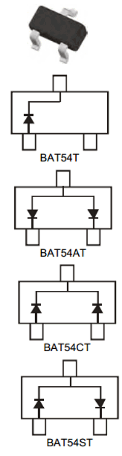 BAT54AT-7-F Datasheet PDF Diodes Incorporated.