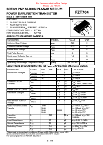 FZT704 Datasheet PDF Diodes Incorporated.