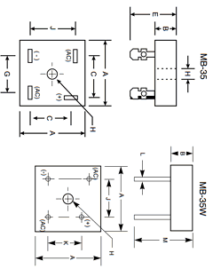 MB35W Datasheet PDF Diodes Incorporated.