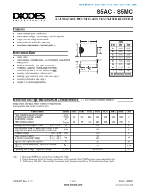 S5KC Datasheet PDF Diodes Incorporated.