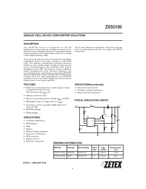 ZXSC100X8 Datasheet PDF Diodes Incorporated.