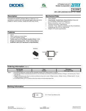 ZLLS350 Datasheet PDF Diodes Incorporated.