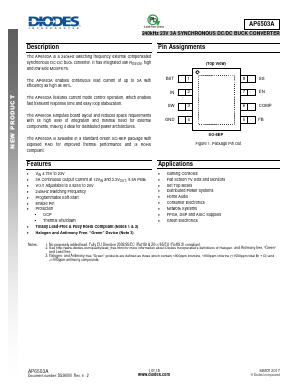 AP6503A Datasheet PDF Diodes Incorporated.