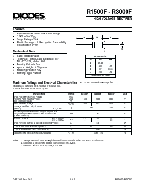 R2000F Datasheet PDF Diodes Incorporated.