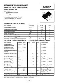 FZT757 Datasheet PDF Diodes Incorporated.