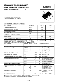 FZT591 Datasheet PDF Diodes Incorporated.