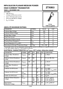 ZTX853 Datasheet PDF Diodes Incorporated.