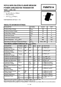 FMMT614 Datasheet PDF Diodes Incorporated.