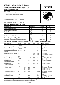 FZT753 Datasheet PDF Diodes Incorporated.