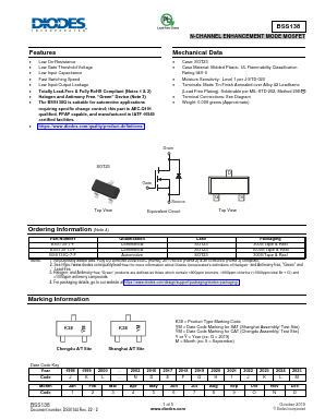 BSS138 Datasheet PDF Diodes Incorporated.