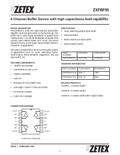 ZXFBF05N14 Datasheet PDF Diodes Incorporated.