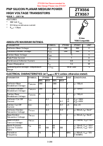 ZTX556 Datasheet PDF Diodes Incorporated.