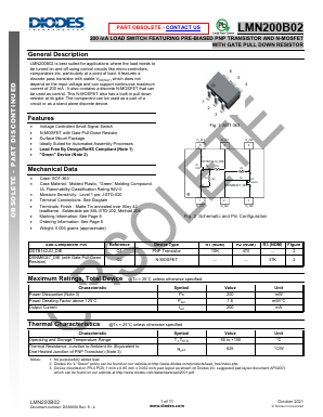 LMN200B02 Datasheet PDF Diodes Incorporated.