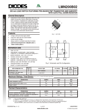 LMN200B02 Datasheet PDF Diodes Incorporated.