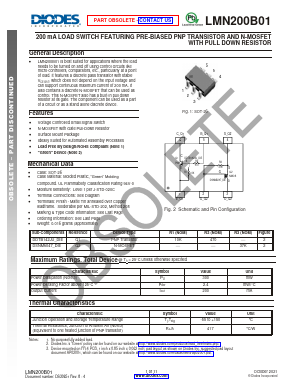 LMN200B01-7 Datasheet PDF Diodes Incorporated.