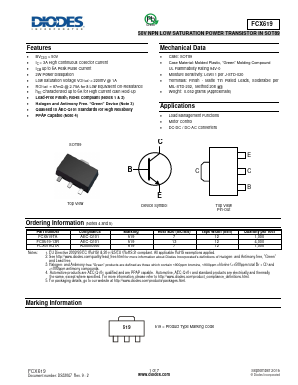 FCX619 Datasheet PDF Diodes Incorporated.