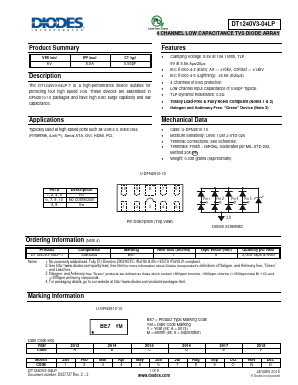 DT1240V3-04LP-7 Datasheet PDF Diodes Incorporated.