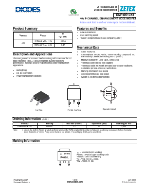 DMP4051LK3 Datasheet PDF Diodes Incorporated.