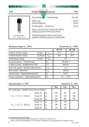 BC327 Datasheet PDF Diotec Semiconductor Germany 