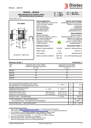 SBJ2645 Datasheet PDF Diotec Semiconductor Germany 