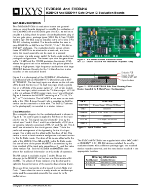 EVDD408 Datasheet PDF Directed Energy, Inc. An IXYS Company