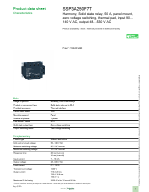 SSP3A250F7T Datasheet PDF E-CMOS Corporation