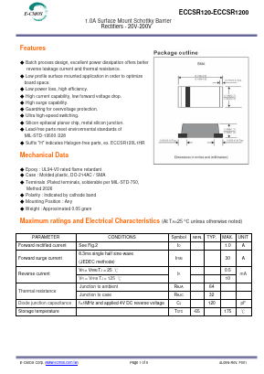 ECCSR160 Datasheet PDF E-CMOS Corporation