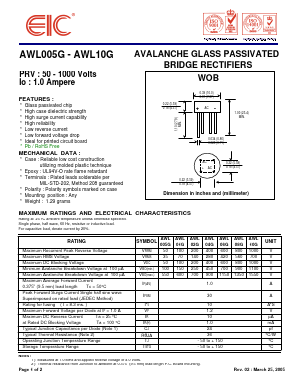 AWL06G Datasheet PDF Electronics Industry