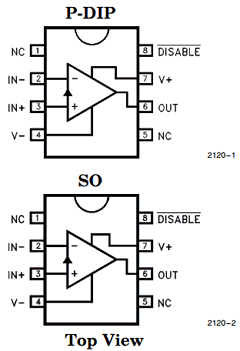 EL2120 Datasheet PDF Elantec -> Intersil