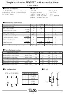 ELM16704EA-S Datasheet PDF ELM Technology Corporation