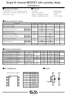 ELM14700AA-N Datasheet PDF ELM Technology Corporation