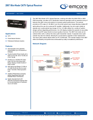 2807NA-SFSP Datasheet PDF Emcore Corporation