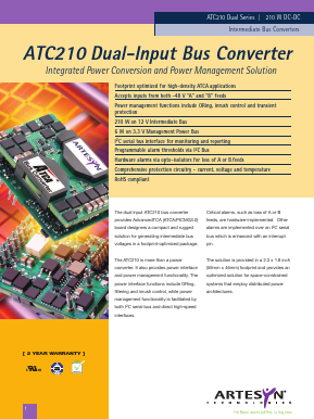 ATC210-48D12-03J Datasheet PDF Emerson Network Power