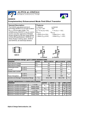 AO4616L Datasheet PDF ETC