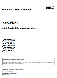 UPD78F0544GK(T)-8EU-A Datasheet PDF ETC