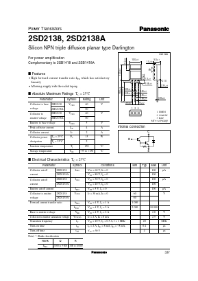 2SD2138 Datasheet PDF ETC