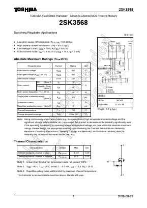 2SK3568 Datasheet PDF ETC