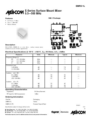 EMRS-1LTR Datasheet PDF ETC