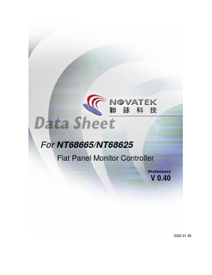 NT68665MEFG-128 Datasheet PDF ETC
