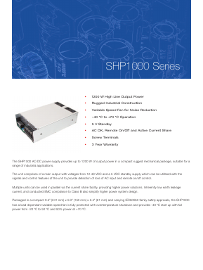 SHP1000PS48 Datasheet PDF ETC