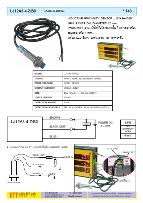 LJ12A3-4-Z/BX Datasheet PDF ETC
