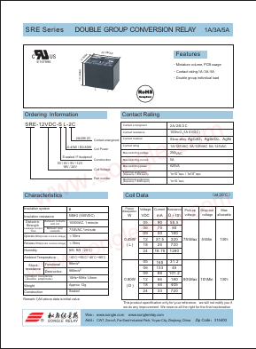 SRE-24VDC-SD-2A Datasheet PDF ETC