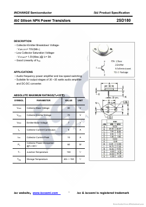 D180 Datasheet PDF ETC