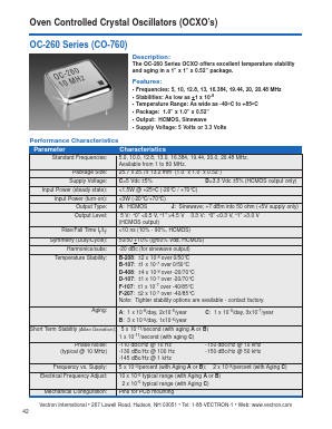 OC-260-DJD-107AA-20 Datasheet PDF ETC