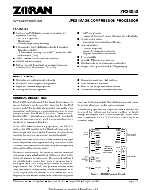 ZR36050PQC-27 Datasheet PDF ETC