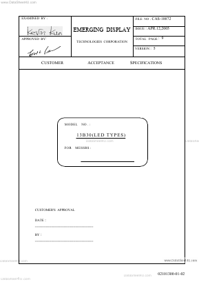 EW13B30 Datasheet PDF ETC