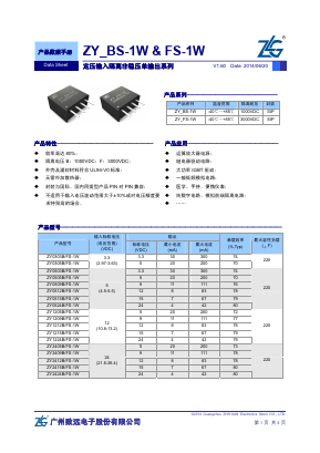 ZY0515B/FS-1W Datasheet PDF ETC